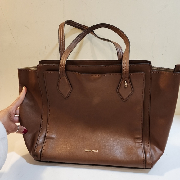 Nine West  Chelsea Tan Spacious Tote Bag - Picture 5 of 16